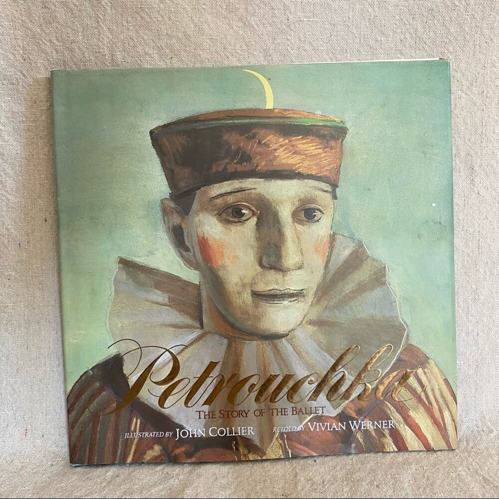 Petrouchka The Story of the Ballet '92 illustrated coffee table book dust cover